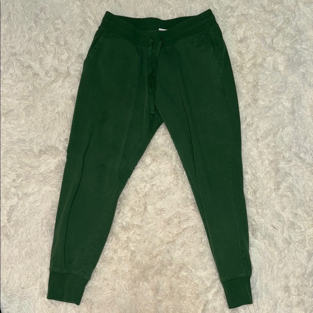 Green Fitted SweatPants